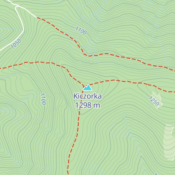 Map of Kiczorka
