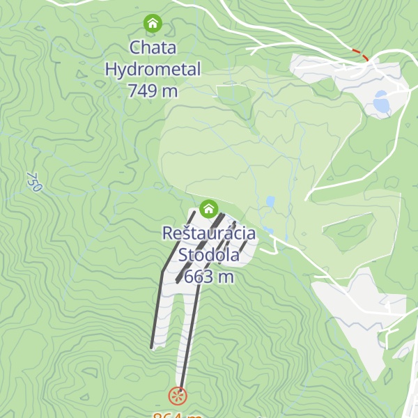 Map of Reštaurácia Stodola