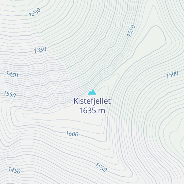 Map of Kistefjellet