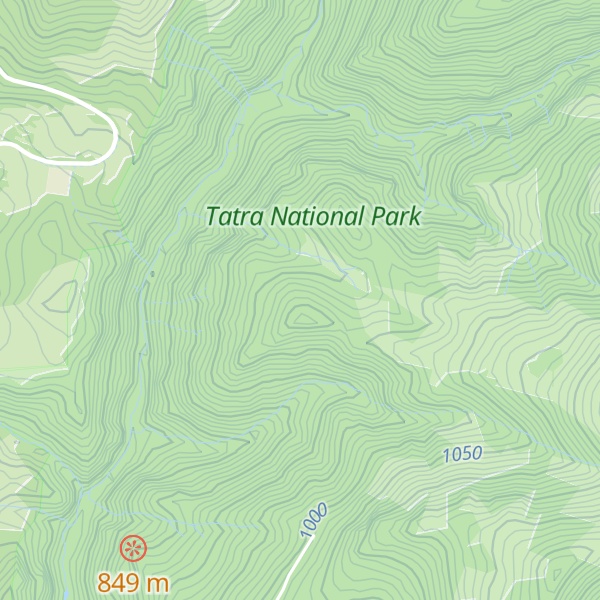 Map of Kamenné