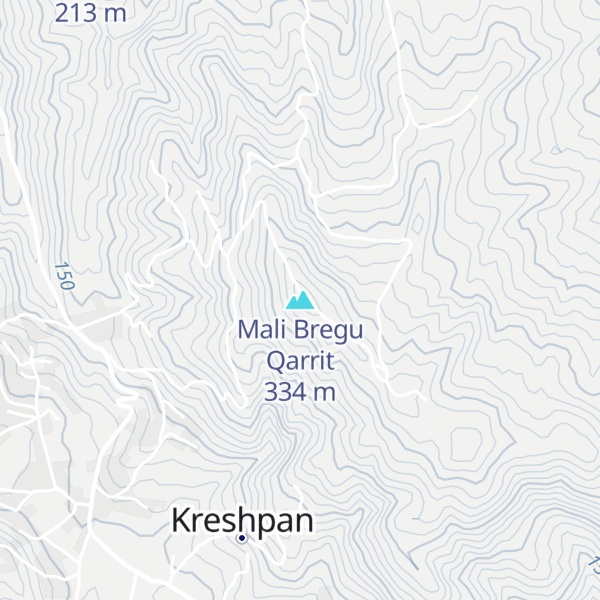 Map of Mali Bregu Qarrit