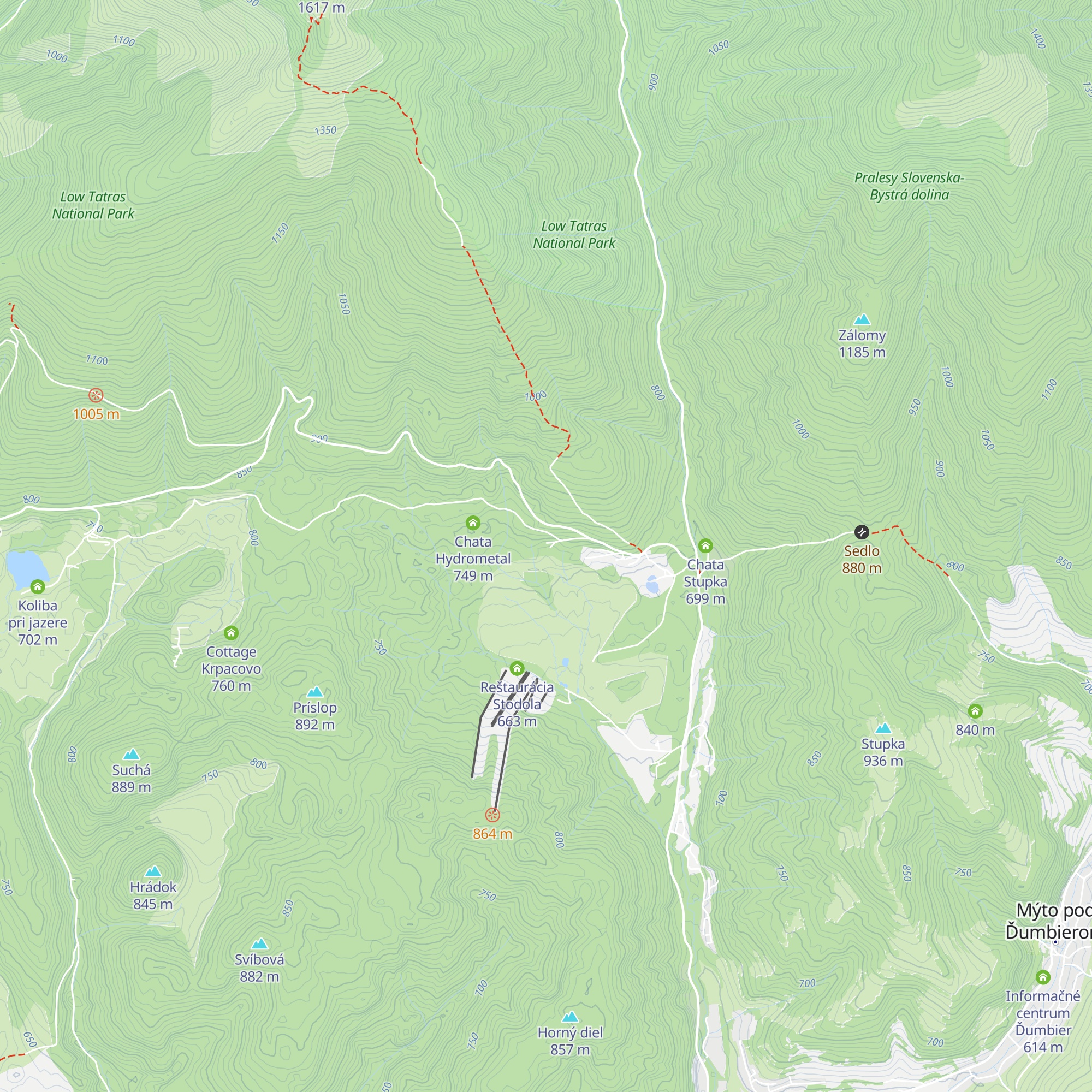 Hotel Golf map