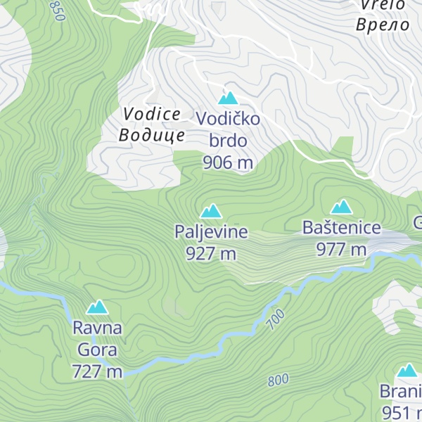 Map of Paljevine