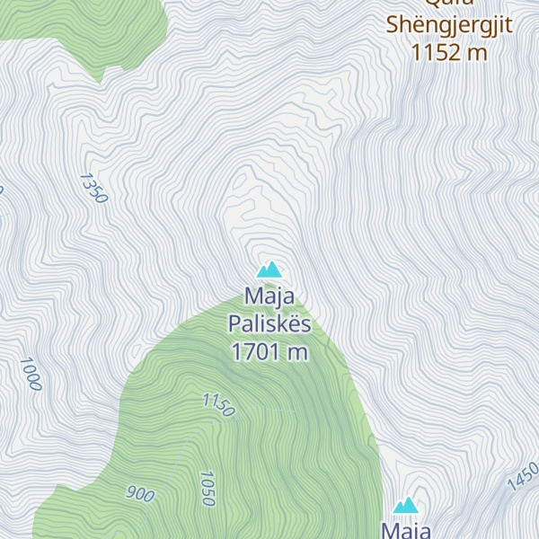 Map of Maja Paliskës