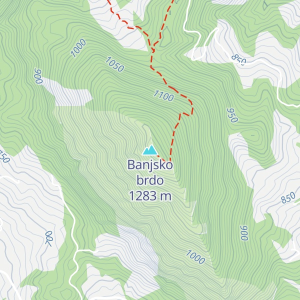 Map of Banjsko brdo