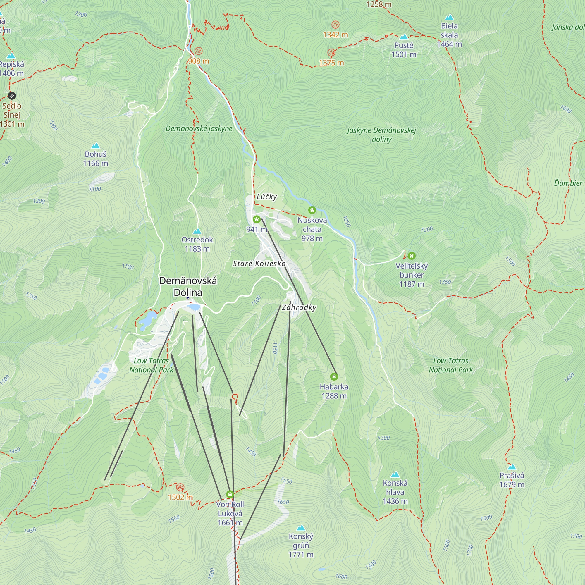Ski & Fun map