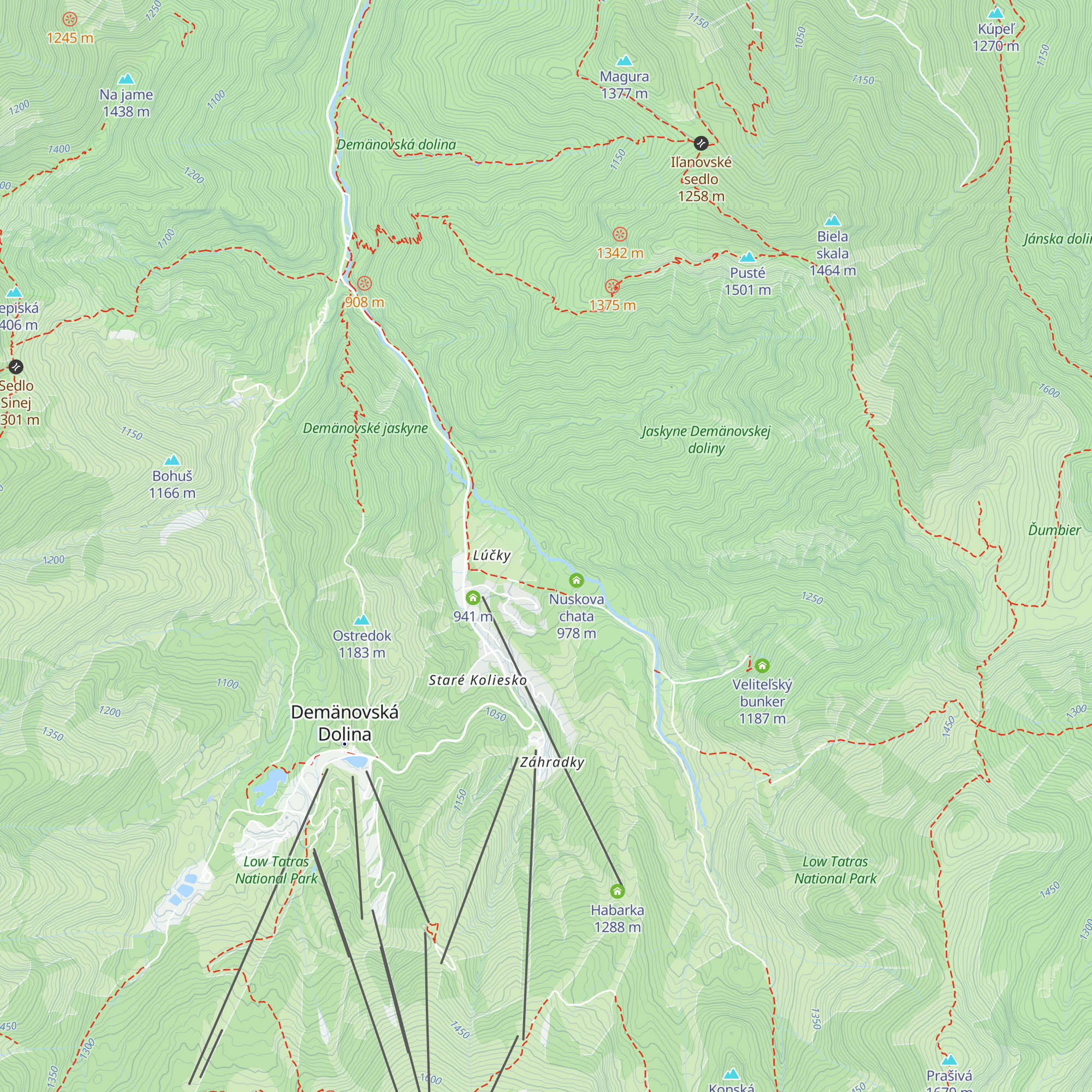 Chata Mrož map