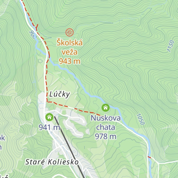 Map of Chata Mrož