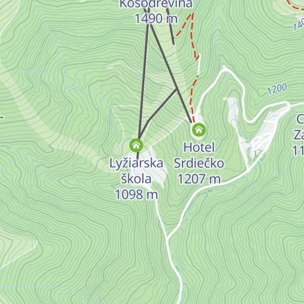 Map of Krupová