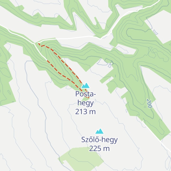 Map of Posta-hegy