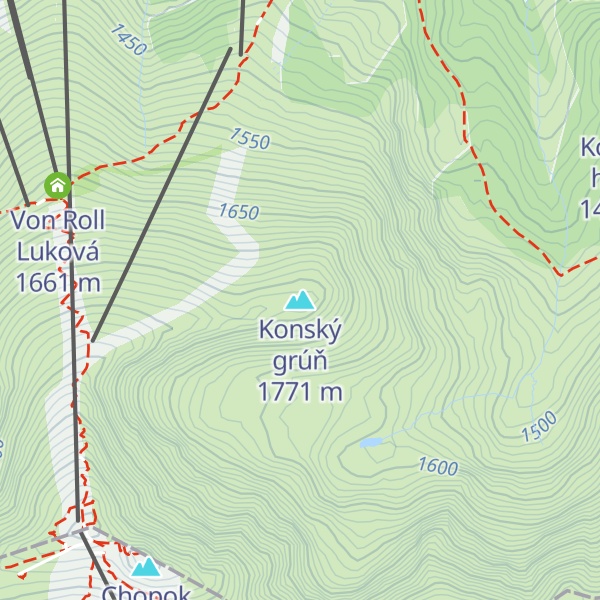Map of Konský grúň