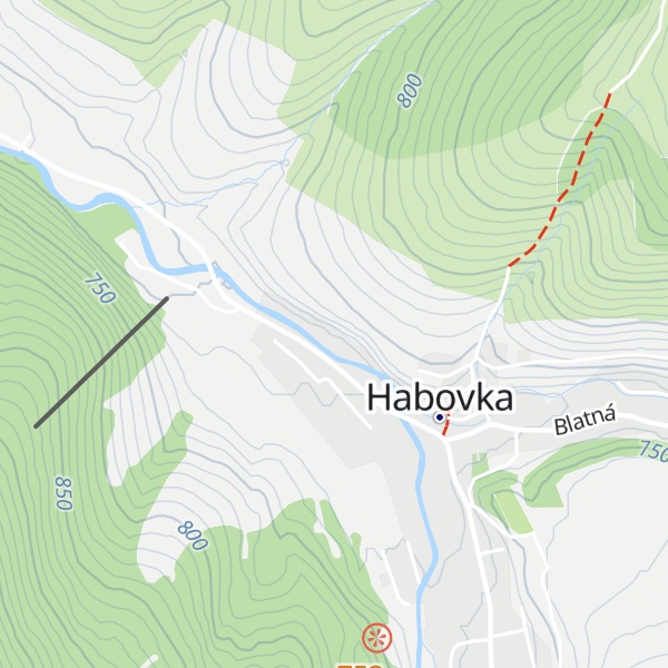 Map of Julianin dvor