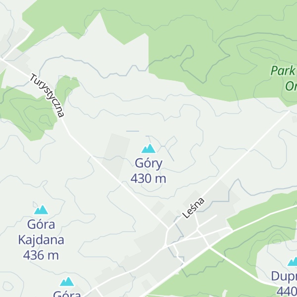 Map of Góry
