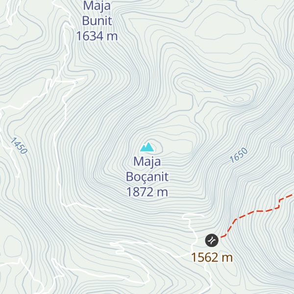 Map of Maja Boçanit
