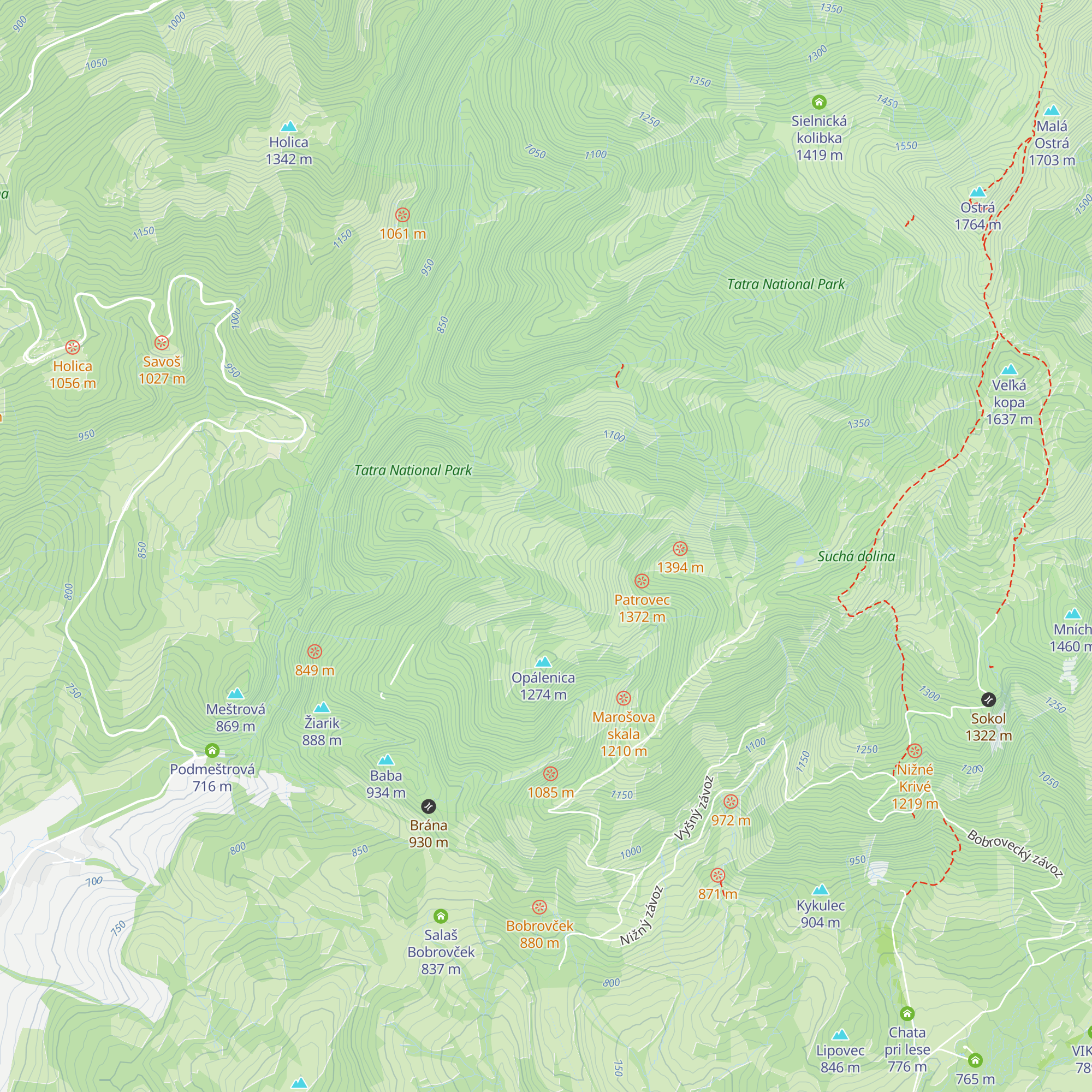 dreváreň map