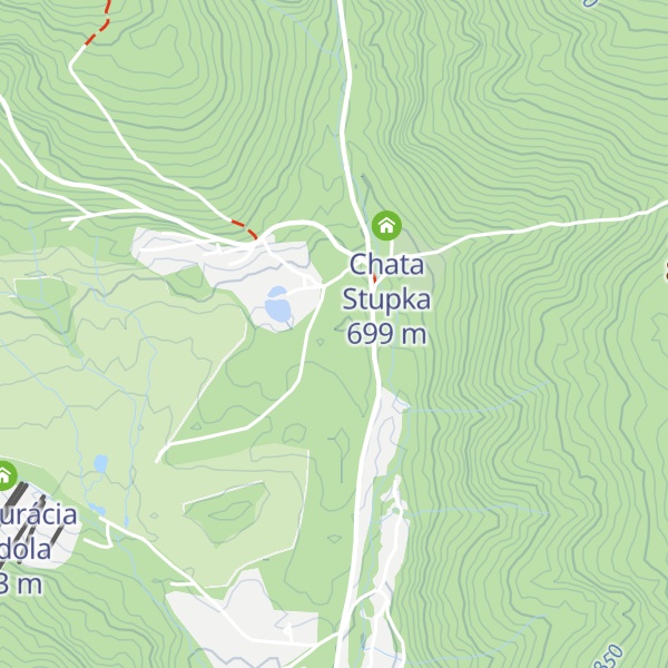 Map of CHATA TALE - Dom Horskej služby