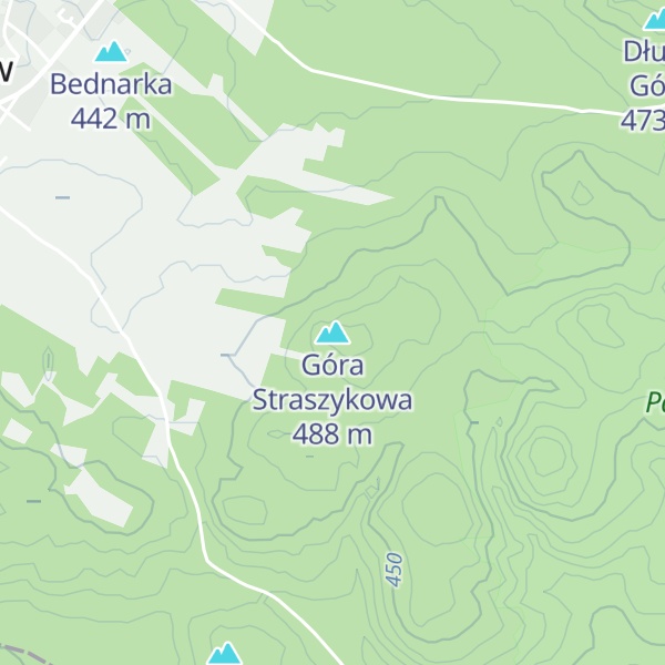 Map of Góra Straszykowa