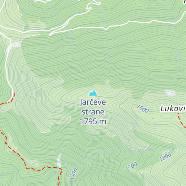 Map of Jarčeve strane