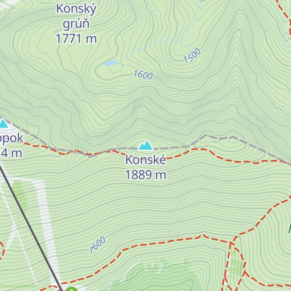 Map of Konské