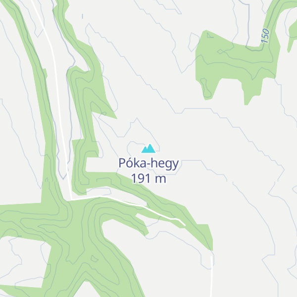 Map of Póka-hegy