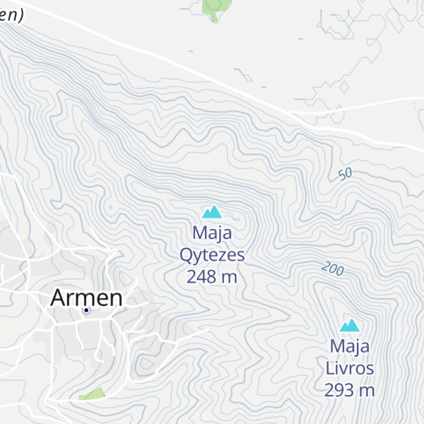 Map of Maja Qytezes