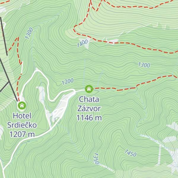 Map of Chata Zázvor