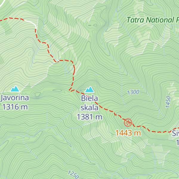 Map of Biela skala