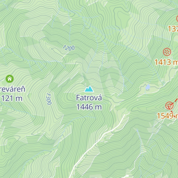 Map of Fatrová