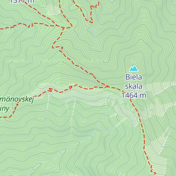 Map of Pusté