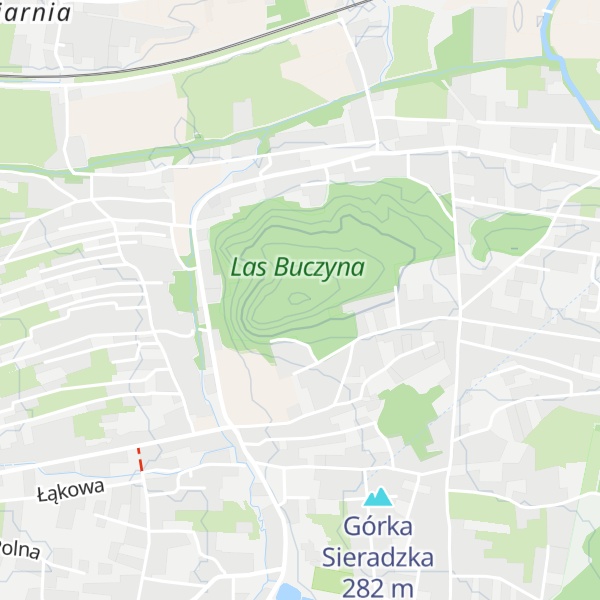 Map of Góra Buczyna