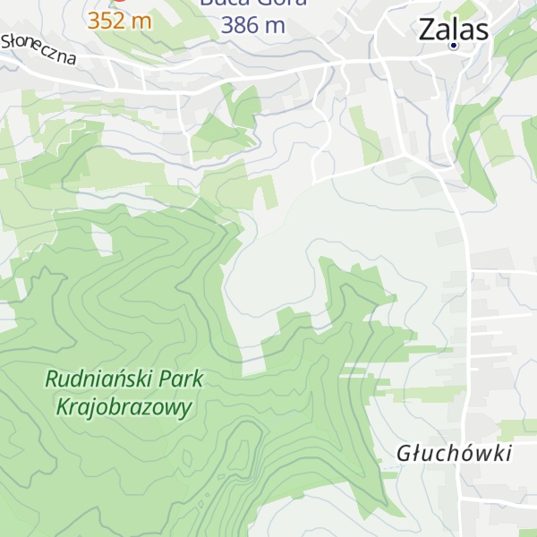Map of Góra Zaląska