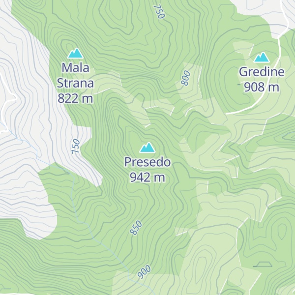 Map of Presedo