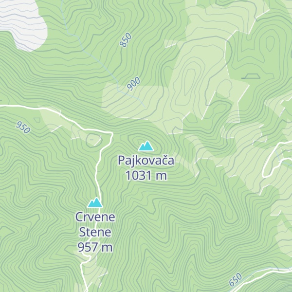 Map of Pajkovača