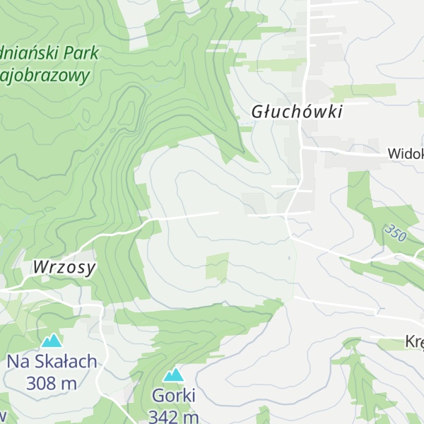 Map of Wielka Góra