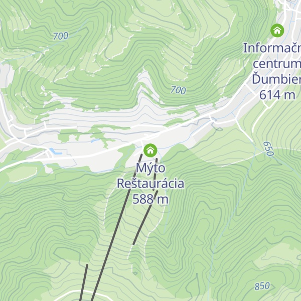 Map of Mýto Reštaurácia