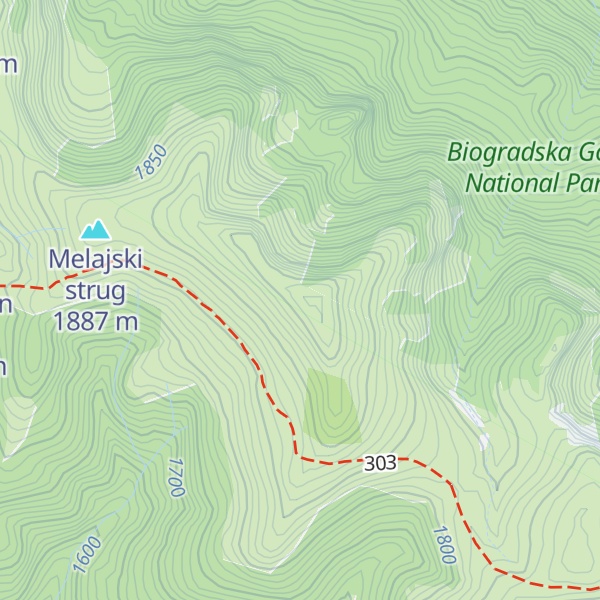 Map of Ogorela glava