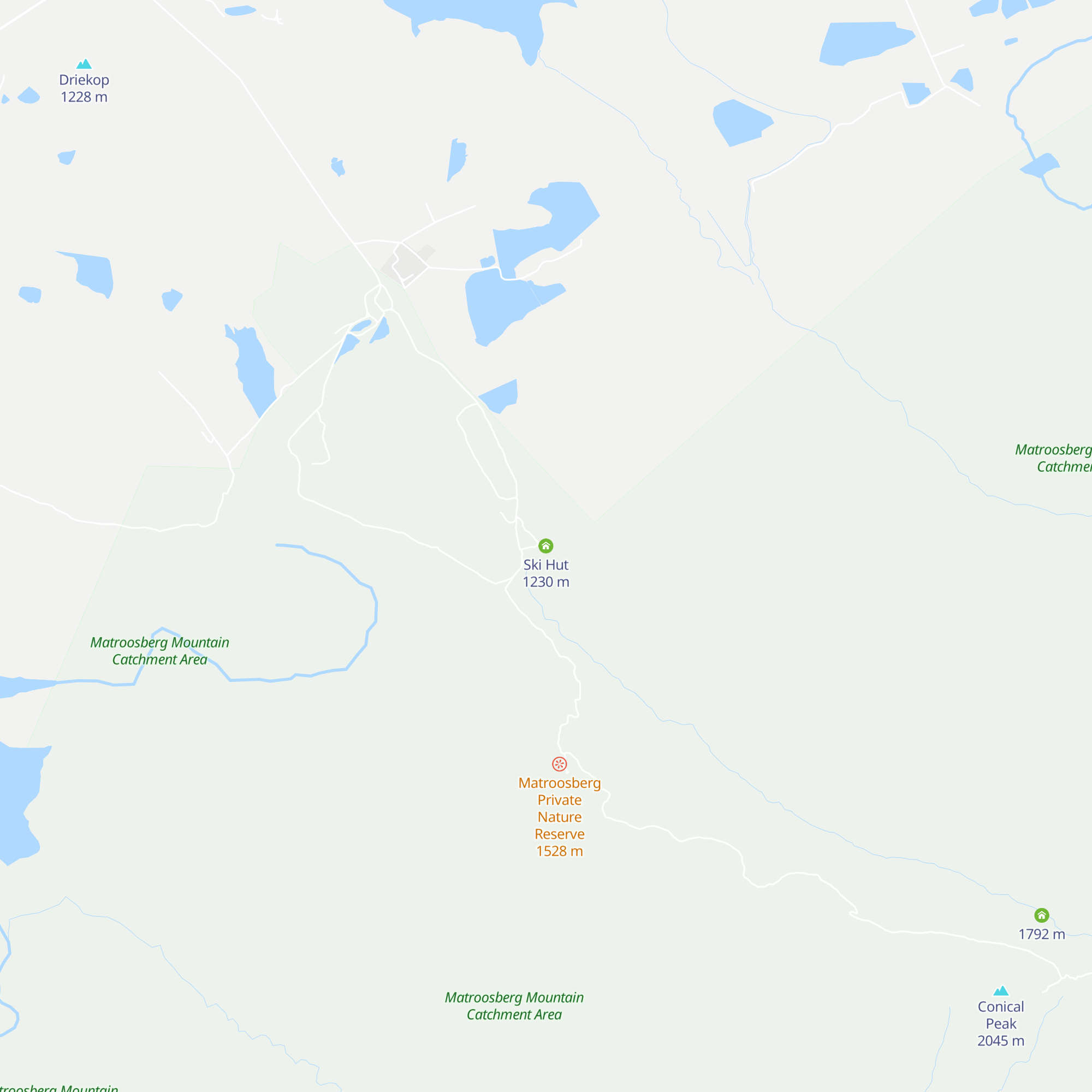 Ski Hut map