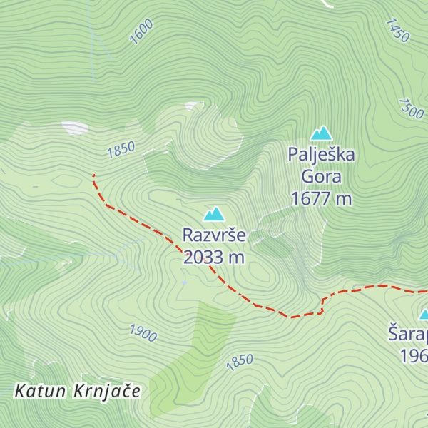 Map of Razvrše