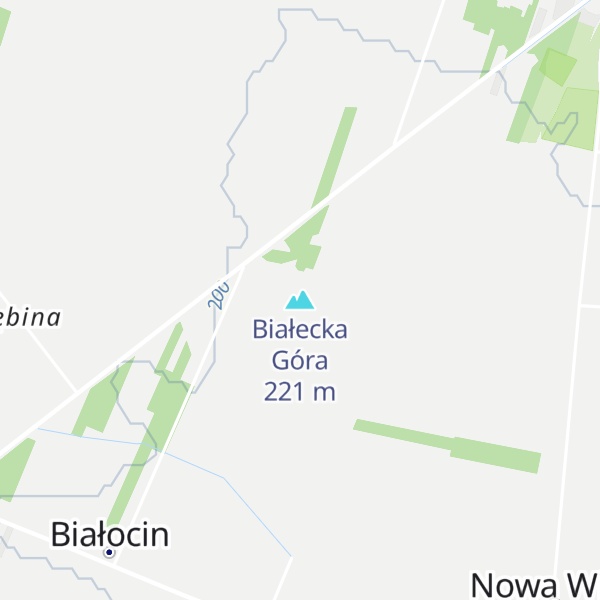 Map of Białecka Góra
