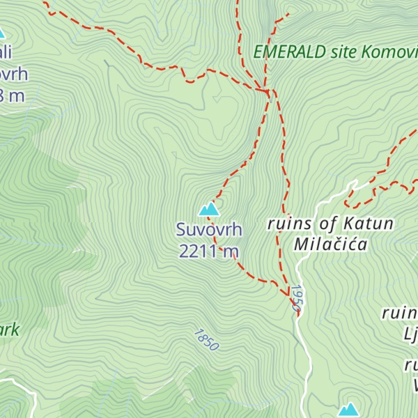 Map of Suvovrh