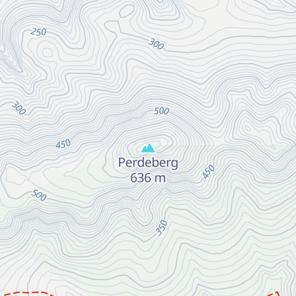 Map of Perdeberg