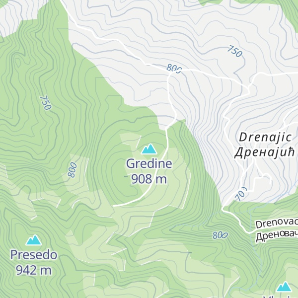 Map of Gredine