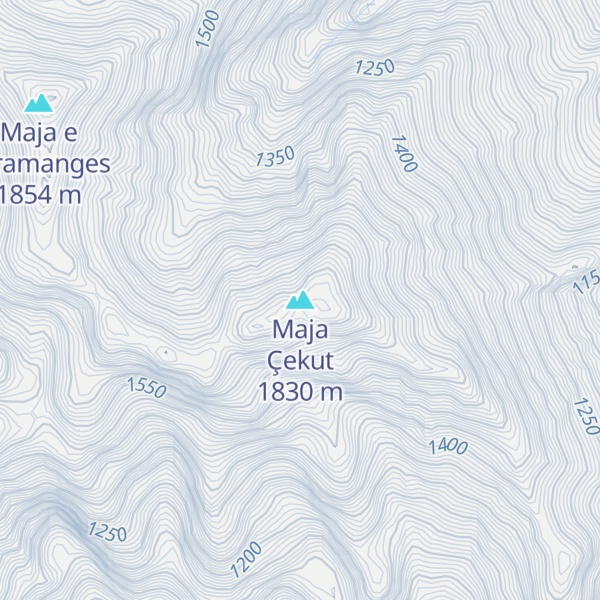 Map of Maja Çekut