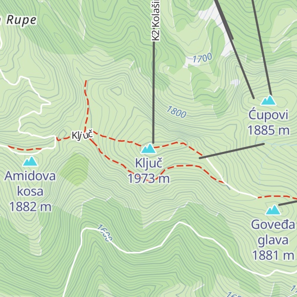 Map of Ključ