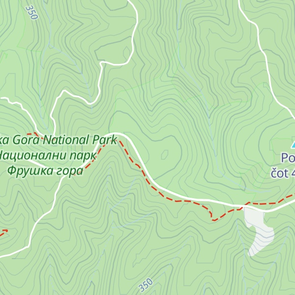 Map of Debela lipa