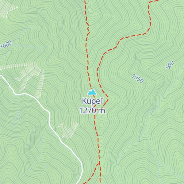 Map of Kúpeľ