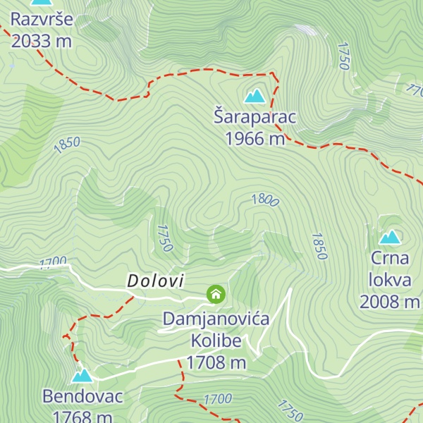 Map of Askova glava