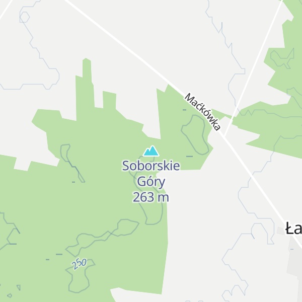 Map of Soborskie Góry