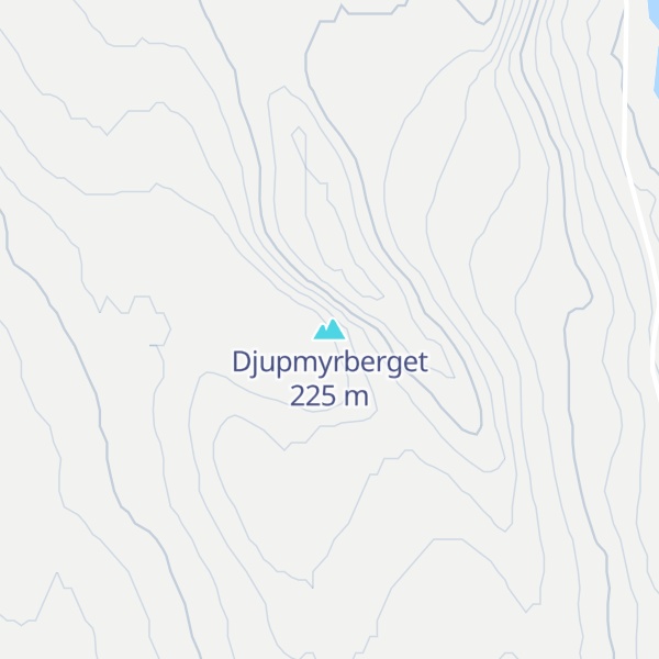Map of Djupmyrberget