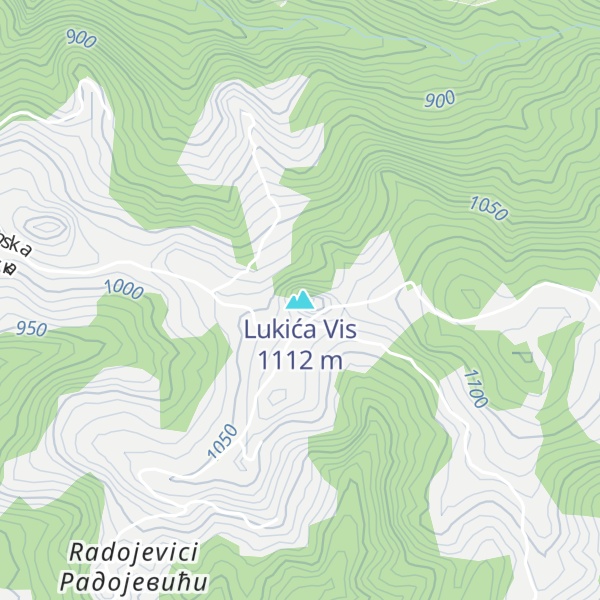 Map of Lukića Vis